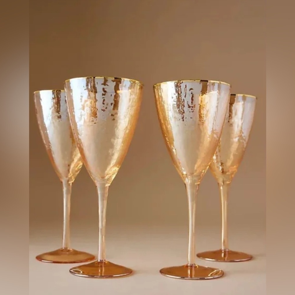Anthropologie Zaza Wine Glasses NIB